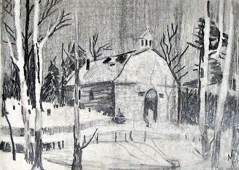 Church in the Snow