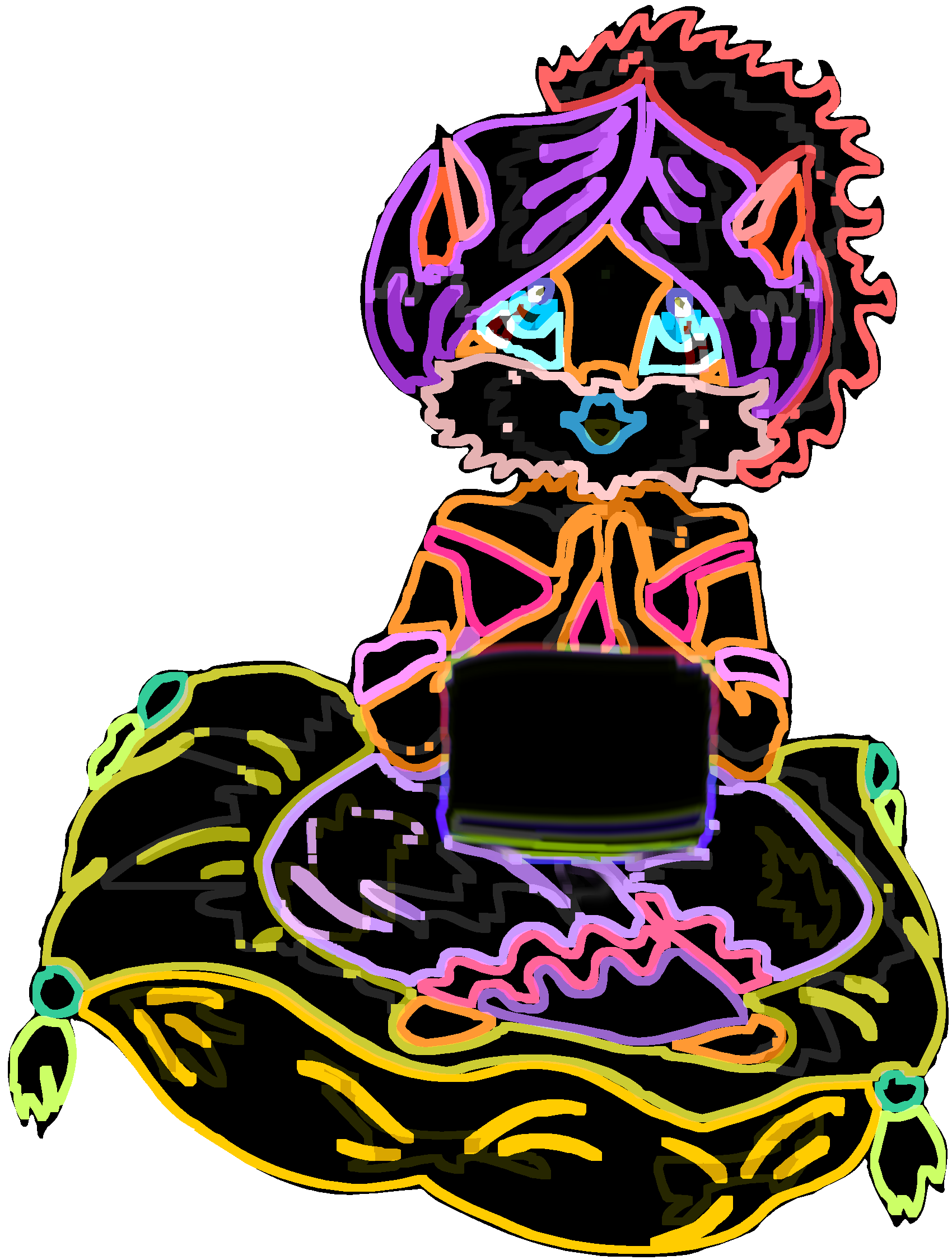 Artist at work